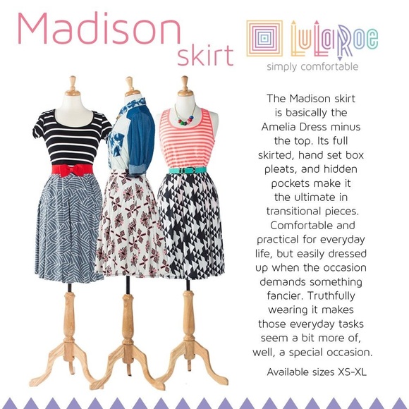 Lularoe Madison Skirt - Picture 8 of 9